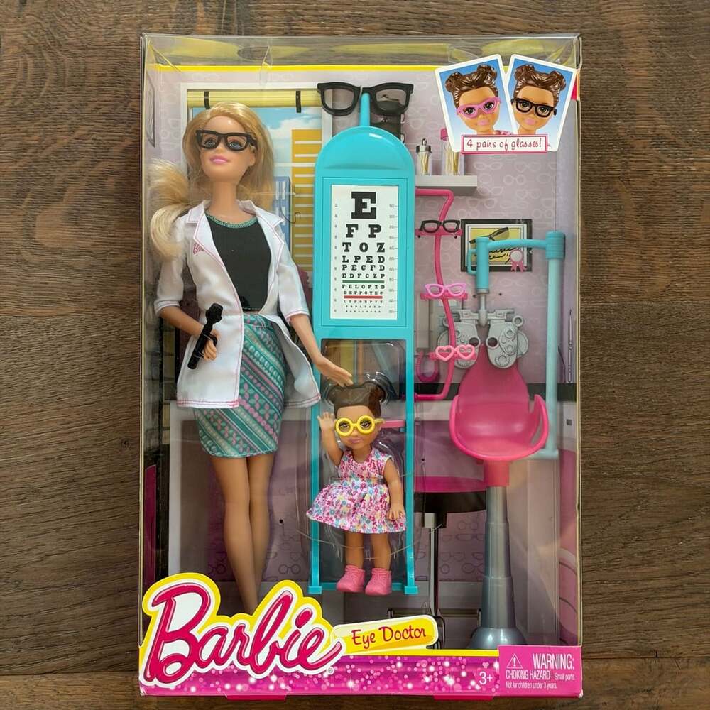 Brand New Unopened Mattel Barbie Eye Doctor Optometrist Play Set 2015